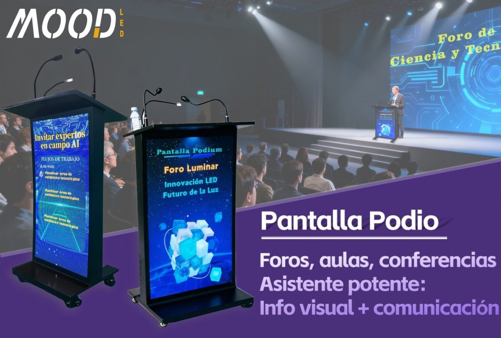 M-Podio — Atril/Podio LED