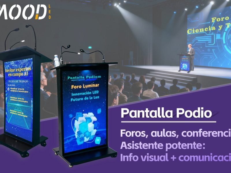 M-Podio — Atril/Podio LED